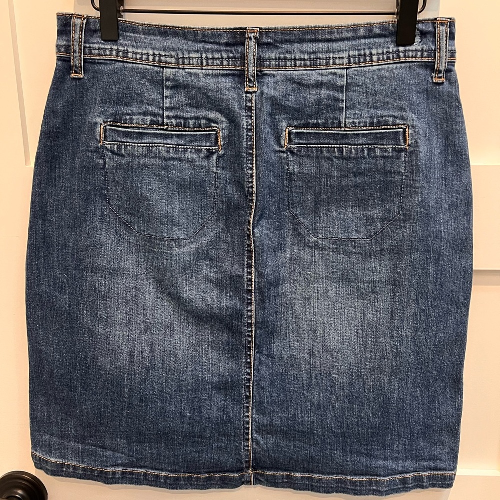 Kensie Jean Skirt - Picture 2 of 6